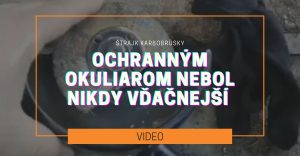 Ochranným okuliarom nebol nikdy vďačnejší (Štrajk karbobrúsky)