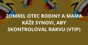 Zomrel otec rodiny a mama káže synovi, aby skontroloval rakvu (Vtip)