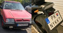 Z Favorita spravil Porsche – Originálne EČV, ktorými Slováci ozvláštnili svoje vozidlá