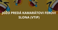 Jožo predá kamarátovi Ferovi slona (Vtip)