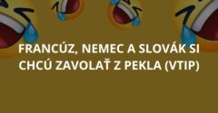 Francúz, Nemec a Slovák si chcú zavolať z pekla (Vtip)