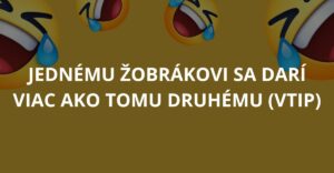 Jednému žobrákovi sa darí viac ako tomu druhému (Vtip)