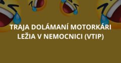 Traja dolámaní motorkári ležia v nemocnici (Vtip)