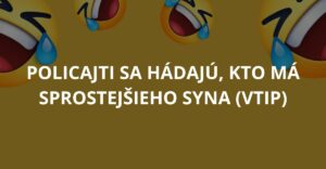 Policajti sa hádajú, kto má sprostejšieho syna (Vtip)