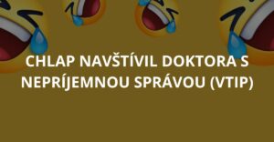Chlap navštívil doktora s nepríjemnou správou (Vtip)