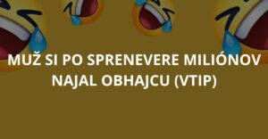 Muž si po sprenevere miliónov najal obhajcu (Vtip)
