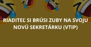 Riaditeľ si brúsi zuby na svoju novú sekretárku (Vtip)