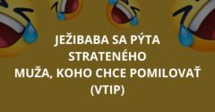 Ježibaba sa pýta strateného muža, koho chce pomilovať (Vtip)