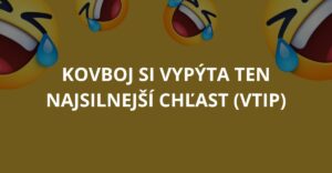 Kovboj si vypýta ten najsilnejší chľast (Vtip)