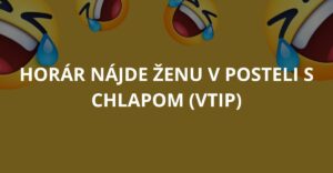 Horár nájde ženu v posteli s chlapom (Vtip)