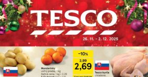 Leták Tesco od 26.11.2025 do 02.12 2025