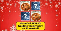 Vianočné pexeso – Nájdete všetky páry do 30 sekúnd?